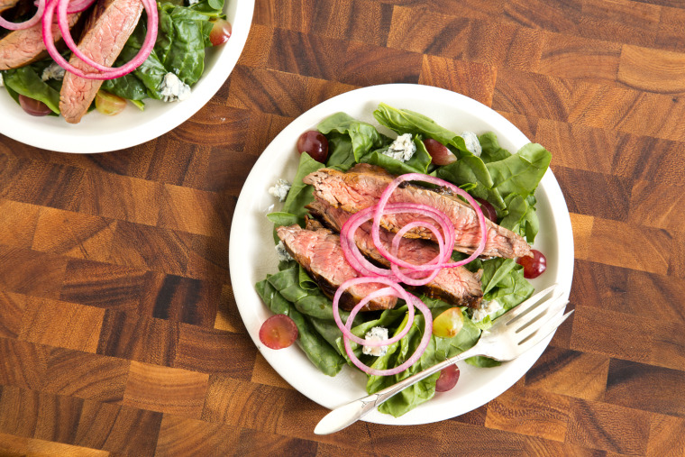 Balsamic Blue-Cheese Steak Salad recipe