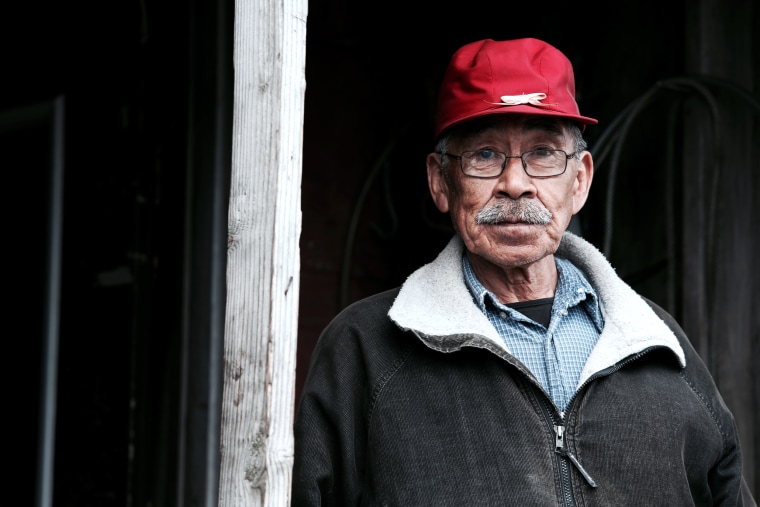 Image: Clifford Weyiouanna, one of the elders in Shishmaref