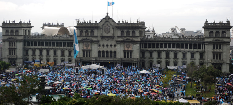 Image: GUATEMALA-POLITICS-CORRUPTION-PROTEST-FILES