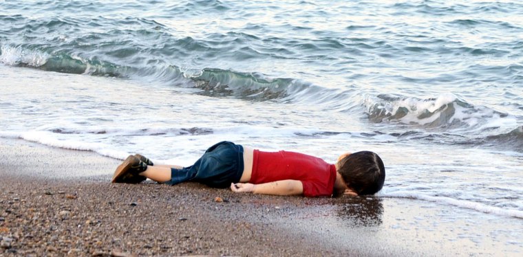 Image: A young migrant who drowned