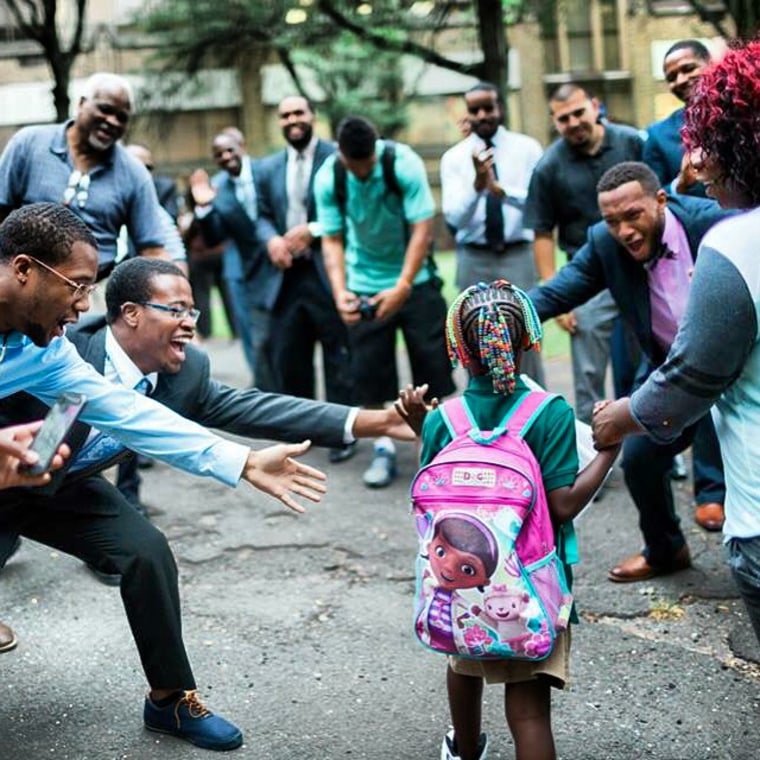 MLK Elementary High Fives