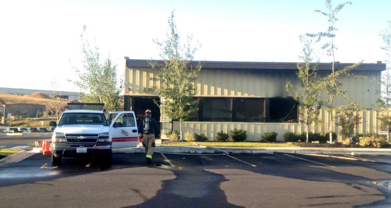 Image: Officials determined arson caused a fire at a Planned Parenthood facility in Pullman, Wash.