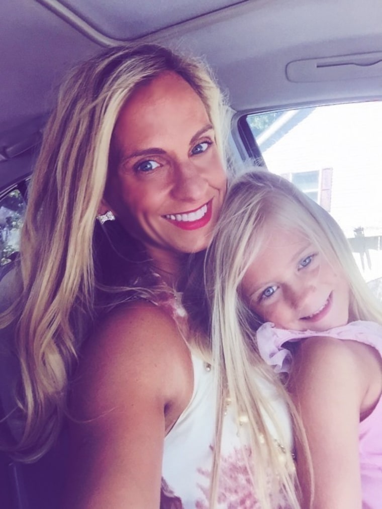 Lisa Maxwell and daughter