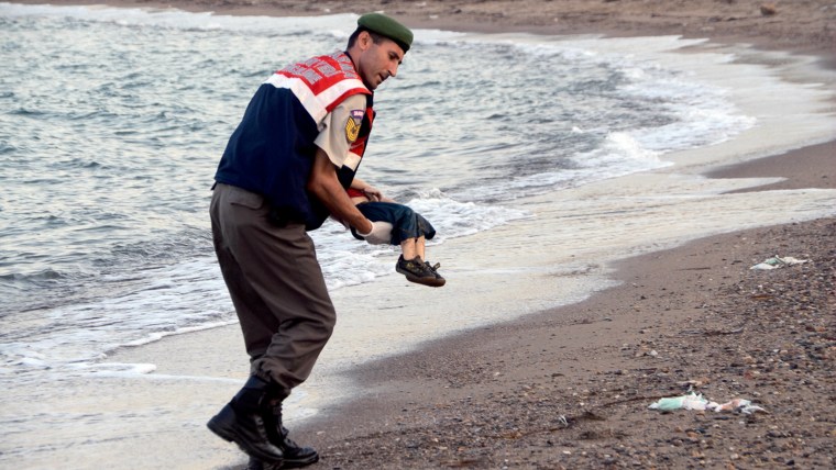 Tragic images show refugee crisis at a tipping point in Europe.