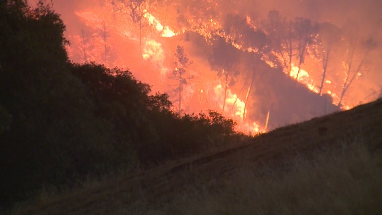 Image: The Butte Fire broke out east of the town of Jackson