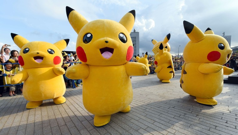Image: Pikachu, the famous character of Nintendo's videogame software Pokemon