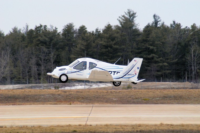 Image: The Terrafugia Transition shortly after a takeoff