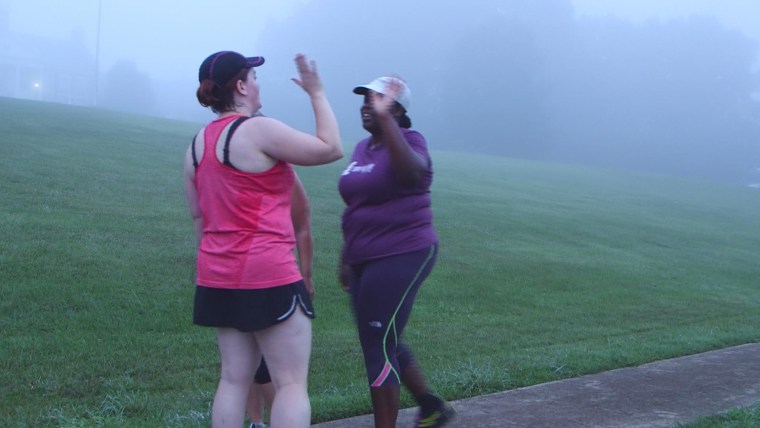 Mirna on her morning run.