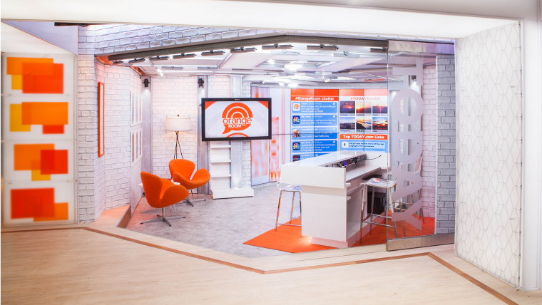 New and improved Orange Room in Studio 1A.