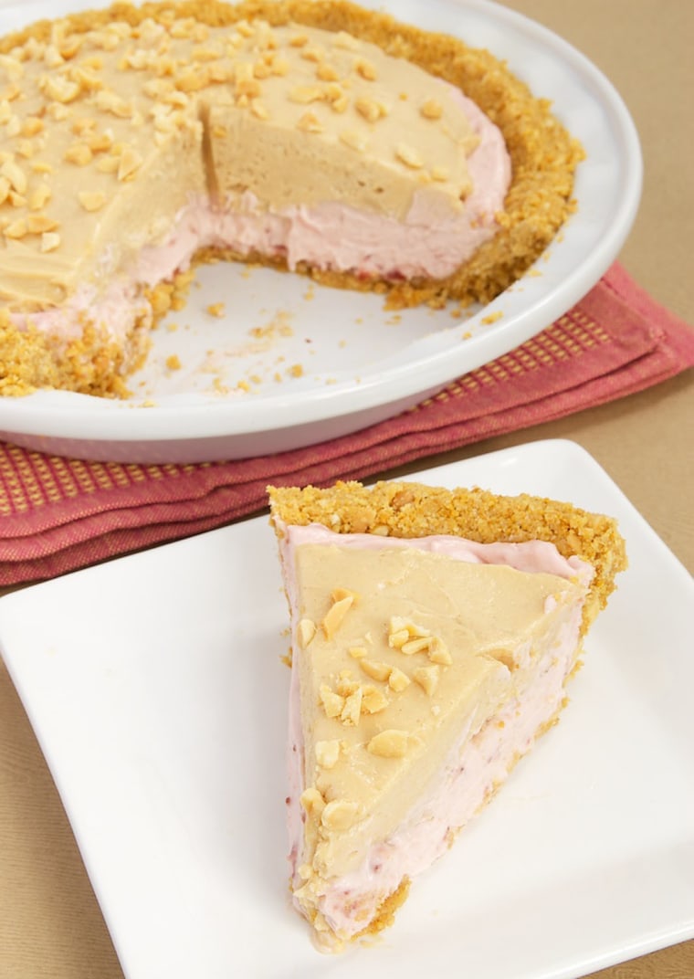 Peanut Butter and Jelly Icebox Pie