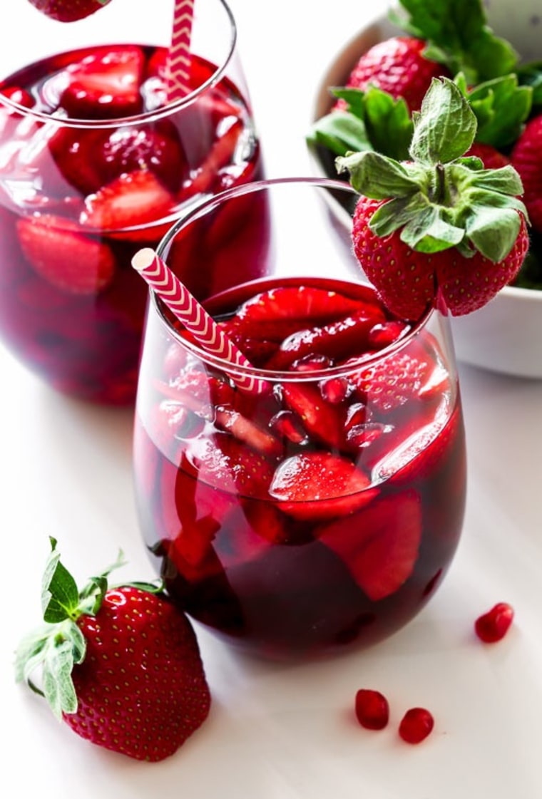 Strawberry Pomegranate Sangria