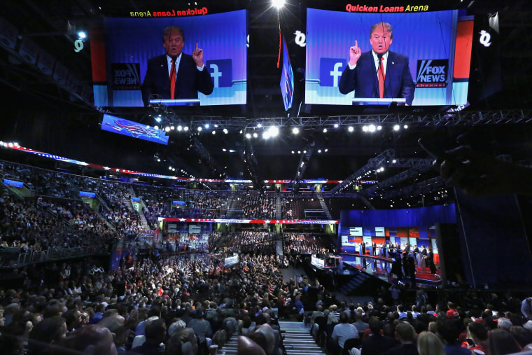 Image: Top-Polling GOP Candidates Participate In First Republican Presidential Debate