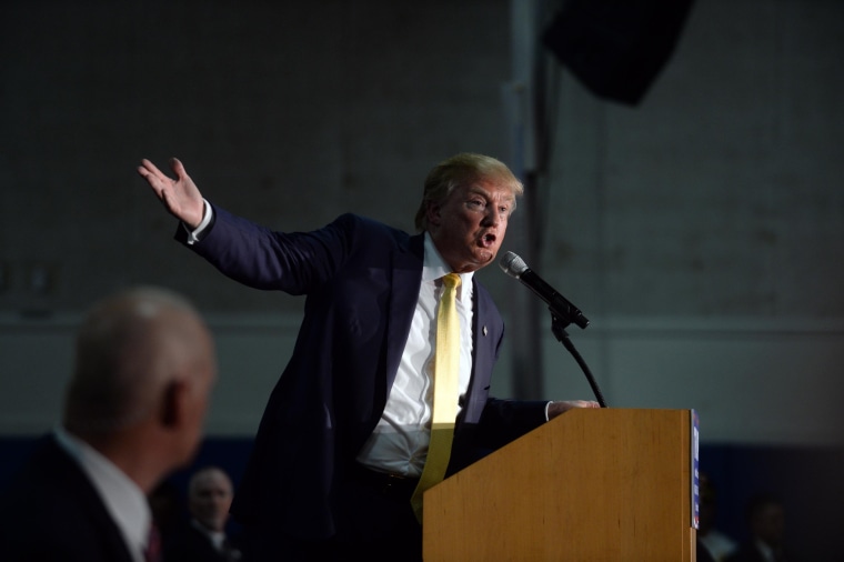 Image: Donald Trump Holds Town Hall In New Hampshire