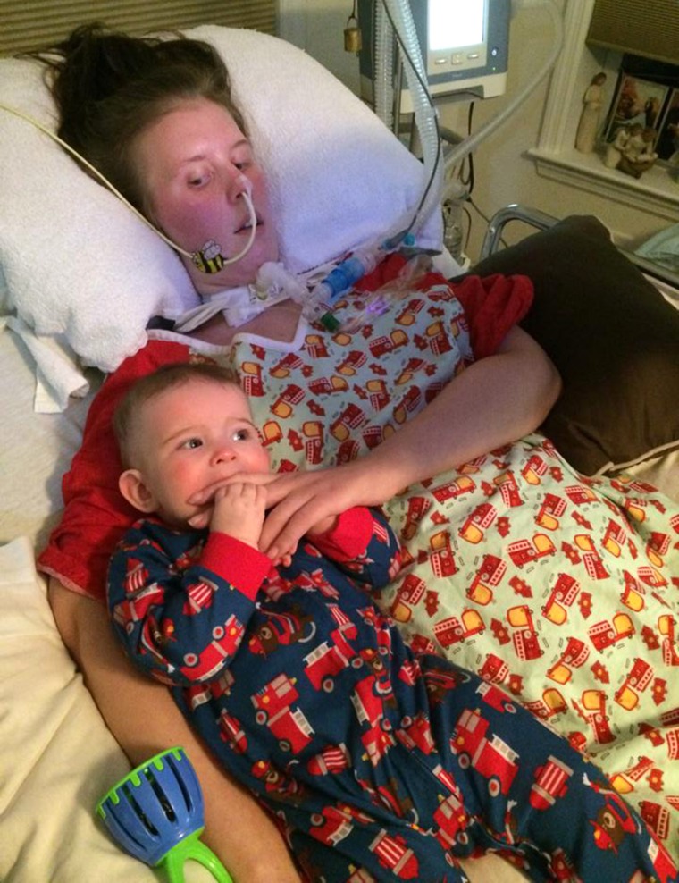 Mom with ALS, Amanda Bernier, was able to breastfeed her daughter