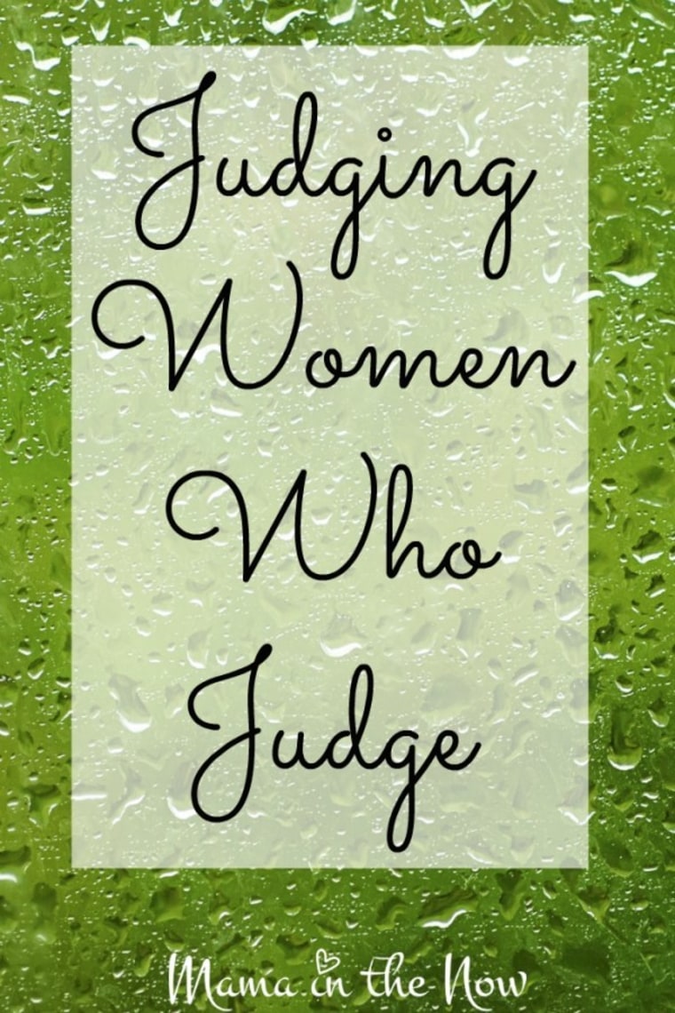 "Judging women who judge" art