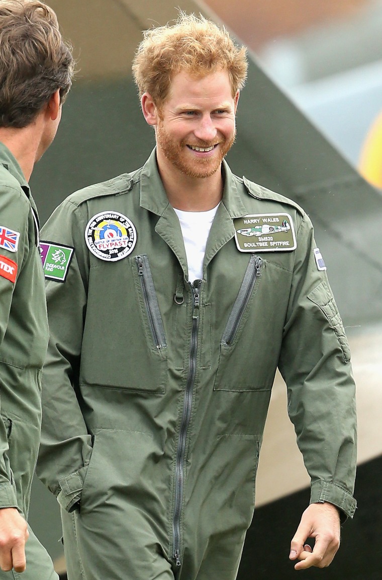 Image: Prince Harry Attends The Battle Of Britain Flypast