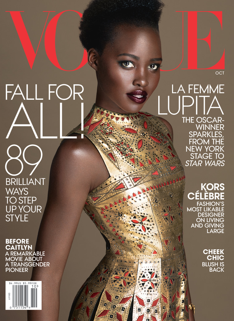 Lupita Nyong'o on Vogue cover