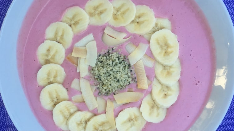 Berry Smoothie Bowl with Hemp Seeds and Banana recipe