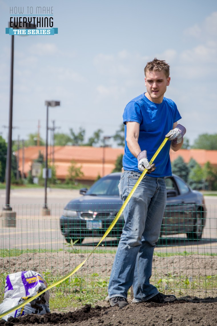 Andy George of How to Make Everything builds his garden