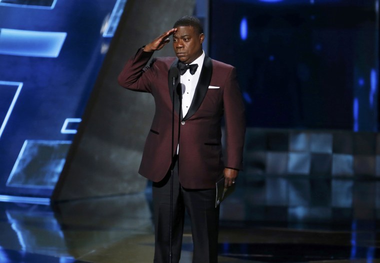Image: Tracy Morgan presents the Outstanding Drama Series award during the 67th Primetime Emmy Awards in Los Angeles