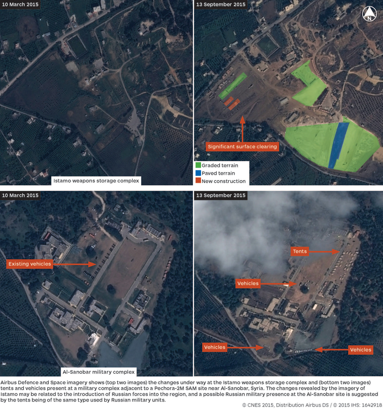 Image: IHS Jane's: Satellite Imagery Shows Russian Build-up in Syria