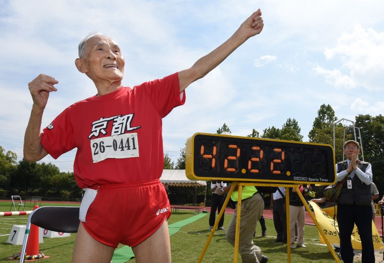 Image: TOPSHOTS-ATHLETICS-JPN-LIFESTYLE-ELDERLY