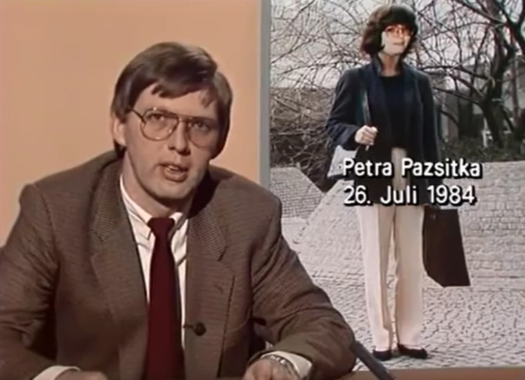 German crime watch show “Aktenzeichen XY,” covered the the search for Petra Pazsitka in their broadcast of January 11, 1985.