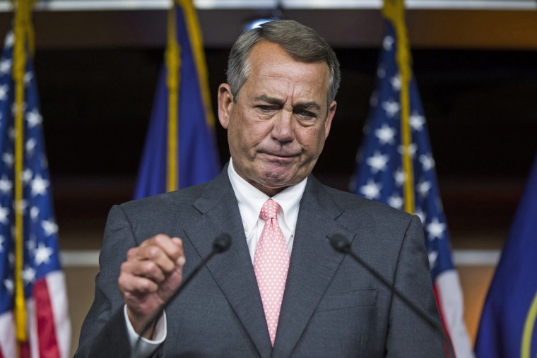 Image: Republican Speaker of the House John Boehner Announces He is Retiring