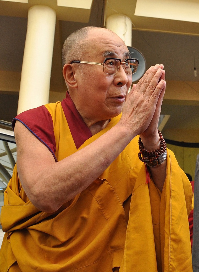 Image: Dalai Lama's teaching session at the Tsuglagkhang temple in Dharamsala