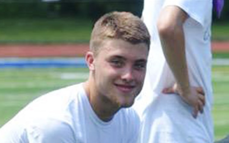 High school quarterback Evan Murray, who died of a ruptured spleen.
