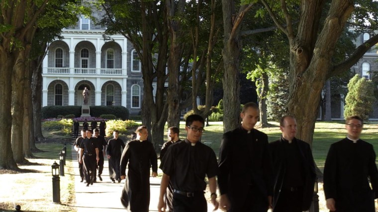 IMAGE: Seminarians at St. Charles Borromeo Seminary