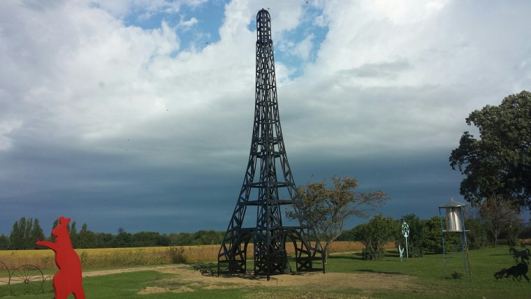 The Eiffel Tower created by Arnie Lillo as a gesture of love for his wife.