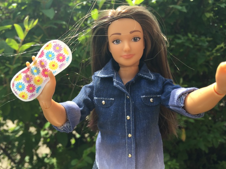 Lammily, also known as "Normal Barbie", has a new accessory.