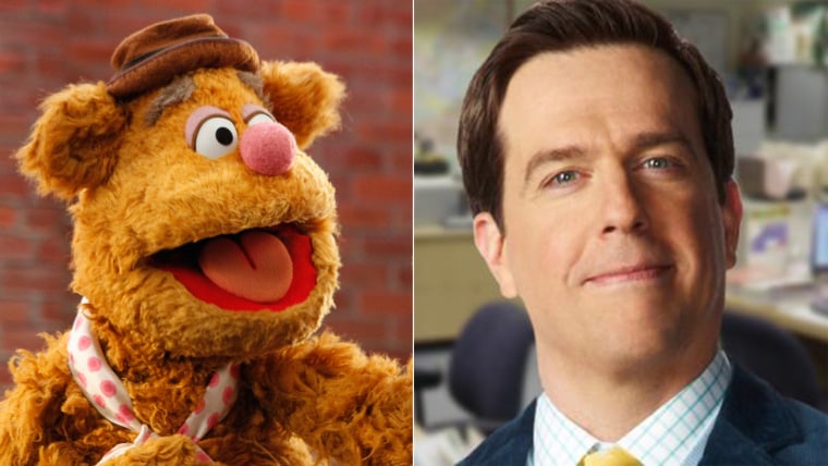 Andy Dwyer (Ed Helms) and Fozzie Bear