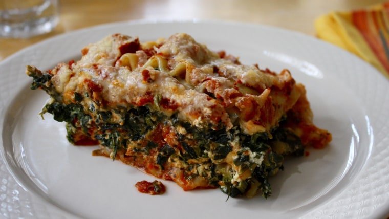 Slow-Cooker Spinach Lasagna recipe
