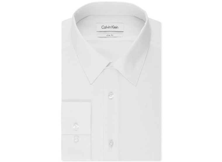 Calvin Klein white slim fit shirt
