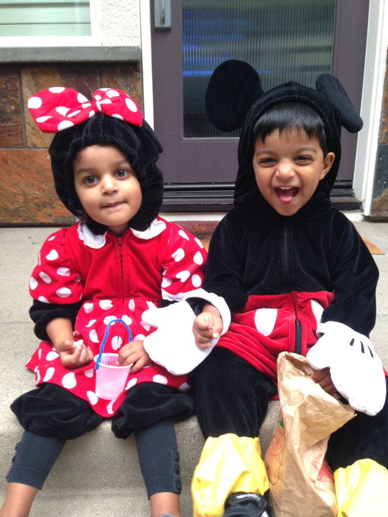 Mickey and Minnie Mouse