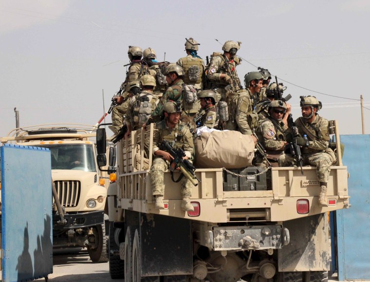 Image: Afghan special forces in Kunduz city