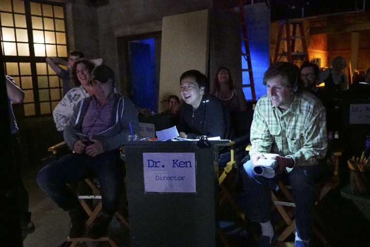 SCOTT ELLIS (DIRECTOR), KEN JEONG, MIKE SIKOWITZ (EXECUTIVE PRODUCER)