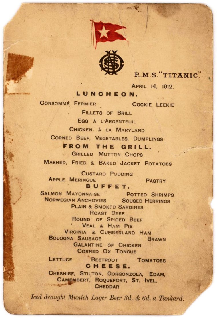 Image: Live Online Bidding on Titanic Artifacts from Survivors of Infamous Lifeboat No. 1