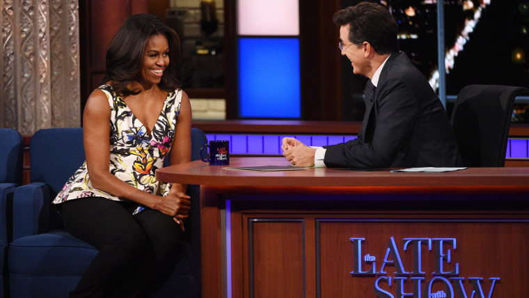 Michelle Obama on The Late Show with Stephen Colbert