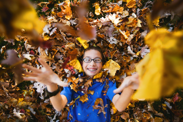 Wilkerson calls shooting from overhead "a great way to bring autumn into your photos."