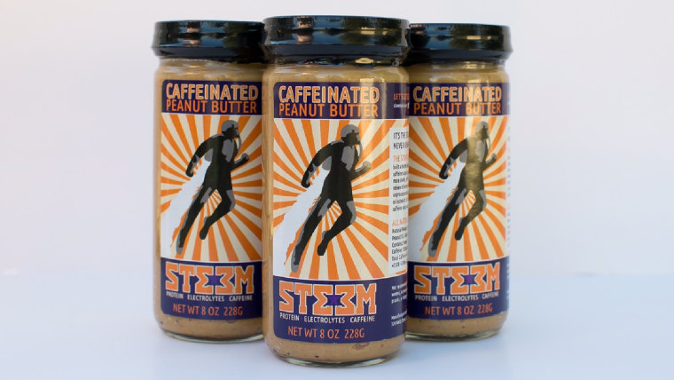 Caffeinated peanut butter