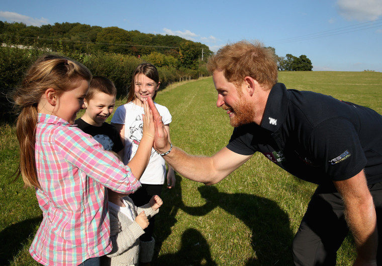 Image: Prince Harry Joins Walking With The Wounded's Walk Of Britain