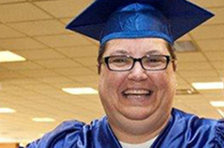 Kelly Gissendaner, death row inmate, celebrates her graduation from a prison theology program in 2011.