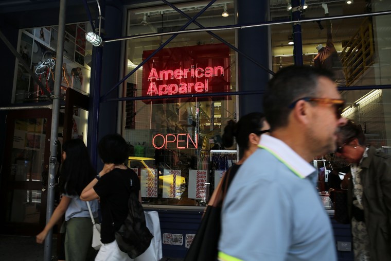 Image: American Apparel Suffers For Profit Losses And Company Turmoil