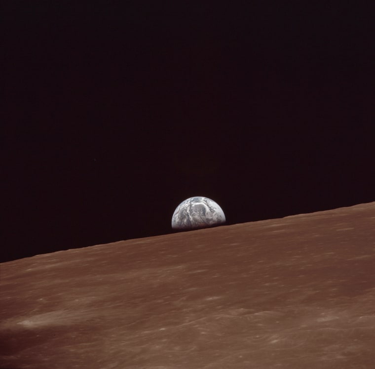 Apollo 10 Hasselblad image from film magazine 27/N - Rendezvous, Lunar Orbit, Trans-Earth Coast