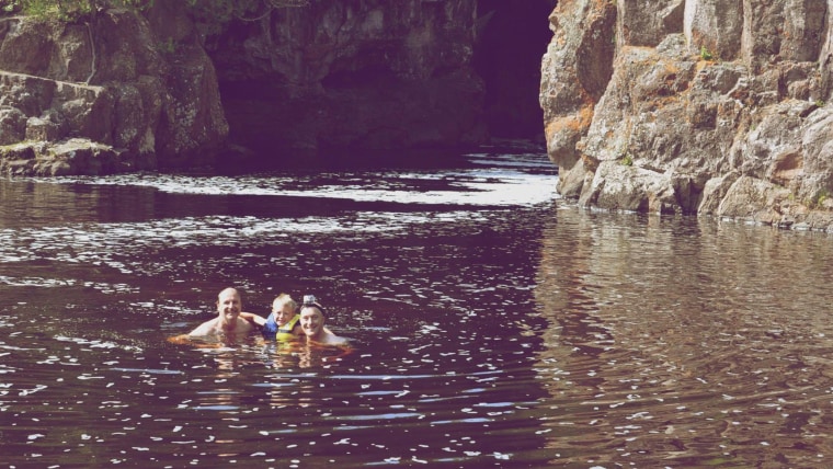 Family reunited with their long lost gopro