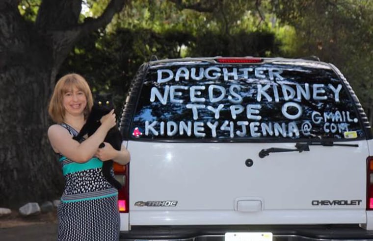 Karol Franks painted the family's cars to find a kidney donor for her daughter