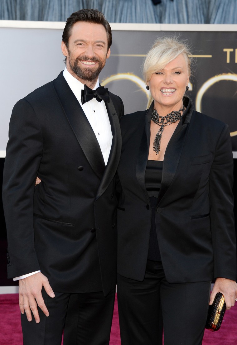 Hugh Jackman and wife Deborah Lee Furness